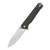 QSP Mamba V2 D2, satin, Handle: Green micarta QS111-I1