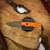 HERETIC KNIVES KOBOLD BOWIE DG GREEN STANDARD ORANGE G10 HANDLE SCALES. H065-18A-OG-G10