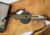 Heretic Knives Kobold Bowie BRONZE standard OD GREEN G10 handle scales.