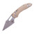 MICROTECH STITCH RAM-LOK APOC FLUTED G-10 TAN FULL SERR
