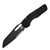 MICROTECH MSI S/E PART SERRATE BLACK TACTICAL