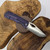 MCNEES KNIVES 3.75 DIXON FRAG VIOLET, SATIN HARDWARE, SATIN STONEWASH BLADE SIMS112434