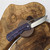 MCNEES KNIVES 3.75 DIXON FRAG VIOLET, SATIN HARDWARE, SATIN STONEWASH BLADE SIMS112434