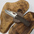 MCNEES KNIVES 3.75  DIXON DIAMOND BRONZE, SATIN HARDWARE, SATIN STONEWASH BLADE