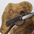 Mcnees Knives Dixon Diamond Pattern Bronze, Satin Hardware, 3.75" Satin Stonewash Blade SIMS1T2462