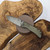 MCNEES KNIVES PM MAC 2 3" GREEN/ BRONZE SMOOTH, STONEWASHED BLADE, STONEWASHED HARDWARE, MAGNACUT SIMS1T2444