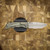 McNees Knives Mac 2 Green/ Bronze Smooth Finish, 3" Magnacut Stonewashed Blade, Stonewashed Hardware SIMS1T2444