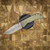 McNees Knives Mac 2 Green/ Bronze Smooth Finish, 3" Magnacut Stonewashed Blade, Stonewashed Hardware SIMS1T2444