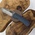 MCNEES KNIVES 3.75 DIXON FRAG BLUE, STONEWASHED HARDWARE, STONEWASHED BLADE SIMS1T2373