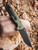Protech Knives Rockeye Auto - Solid Green Handle, DLC Black Magnacut Blade, black hardware, black clip, Plain Edge.