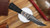 AUXILIARY MANUFACTURING POCKET BOWIE XL, FORDITE/BLACK G10/ COLORED LINER, 3/16 AEB-L