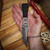 AUXILIARY MANUFACTURING POCKET BOWIE XL, FORDITE/BLACK G10/ COLORED LINER, 3/16 AEB-L
