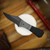 AUXILIARY MANUFACTURING POCKET BOWIE SLIM, AUX G10/BLACK G10/TIFFANY LINER, 1/8 NITRO V