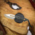 HERETIC KNIVES Kobold Bowie Battleworn with Black G10 handle h065-8A-BLK-G10