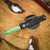 MICROTECH UTX-85 GEN IV D/E PART SERRATE JEDI MASTER W/GREEN BLADE, BRONZE HARDWARE, & BLACK CHASSIS 12324-2JM