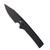 CHAVES KNIVES SCAPEGOAT STREET, SPEARPOINT, BLACK G10, BLACK BLADE, ELMAX CK-4B2-10C2A-4C1-2B