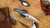 PATRIOT BLADEWERX LINCOLN TIMASCUS, CARBON FIBER,  S35VN HARPOON SATIN BLADE