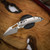 MICROTECH M-STITCH - RAM-LOK MARFIONE SELECT STONEWASH FINISH STONEWASH FINISH SLAB SIDE TITANIUM W/ BLUE TITANIUM ACCENT 169MRL-10MS2