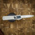 AXIAL KNIVES SHIFT V3 WHITE DOUBLE EDGE BLUE CABON INLAYS, STONEWASH HARDWARE, MAGNACUT CCAXL2
