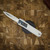 AXIAL KNIVES SHIFT V3 WHITE DOUBLE EDGE BLUE CABON INLAYS, WHITE HARDWARE, MAGNACUT CCAXL3