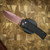 PROTECH KNIVES CHAVES REDENCION BLACK TREAD, COPPER ROSE PVD S35VN DROP POINT, COPPER ROSE HARDWARE, SERIALIZED OF 65