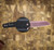 PROTECH KNIVES MALIBU BLACK HANDLE, COPPER ROSE PVD BLADE, MAGNACUT, REVERSE TANTO, BLACK LIP PEARL BUTTON, SERIALIZED OF 200
