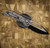 HERETIC KNIVES KOSCHEI HIGH POLISH DLC MARBLE CARBON FIBER DLC HARDWARE BSATL26-001