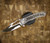 HERETIC KNIVES WRAITH MANUAL BOWIE VENTED TITANIUM CHASSIS MOTHER OF PEARL BUTTON BSATL26-007