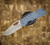 MCNEES KNIVES DIXON ROCK TEXTURE, BLUE HANDLE, STONEWASHED BLADE, STONEWASHED HARDWARE, MAGNACUT SIMS1T2522