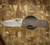 MCNEES KNIVES DIXON ROCK TEXTURE, BRONZE HANDLE, STONEWASHED BLADE, STONEWASHED HARDWARE, MAGNACUT