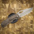 MCNEES KNIVES DIXON ROCK TEXTURE, BRONZE HANDLE, STONEWASHED BLADE, STONEWASHED HARDWARE, MAGNACUT SIMS1T2523