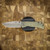 MCNEES KNIVES PM MAC 2 3" ROCK TEXTURE GREEN/ BRONZE HANDLE, STONEWASHED BLADE, STONEWASHED HARDWARE, DROP POINT, MAGNACUT SIMS1T2560