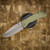 MCNEES KNIVES PM MAC 2 3.5 JIGGED GREEN/ BRONZE, STONEWASHED BLADE, STONEWASHED HARDWARE, MAGNACUT SIMS1T1554