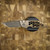 HYPERCUT DHARMA AUTO BRONZE TITANIUM FRAME AND HARDWARE, ZIRCONIUM PIVOT, STONEWASHED S45VN BLADE, HEX PATTERN SN 0108 CCHC0108