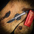 Chaves Knives Arison Street Sam Tran Design Red Label Magnetic Integral Black Satin PVD Drop Point