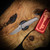 Chaves Knives Disciple Street - Jake McCoy Stonewash Drop Point Framelock Knife | Premium M390 Blade, Unique Design, Lightweight & Durable