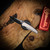 Chaves Knives Disciple Street - Jake McCoy Design Stonewash Framelock with Red Label & DLC Drop Point Blade