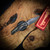 Chaves Knives Omega Street Jake McCoy Tanto - Stonewash Red Label Magnetic Integral Black Satin PVD - M390