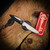 Chaves Knives Phase 229 - Brad Blount Design, Stonewash Red Label, Integral Bright DLC Drop Point Knife