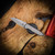Chaves Knives Arrestor 229 - Brad Blount Design - Red Label Magnetic Integral Stonewash Sheepsfoot Knife