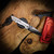 Chaves Knives Arrestor 229 - Brad Blount Design Red Label Magnetic Integral Sheepsfoot Knife with Bright Stonewash DLC Finish