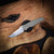 Chaves Knives Disciple  Street  Stonewash  Linerlock Blue Label Black Micarta BF  Drop Point