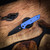 Chaves Knives Arrestor  229  Black  PVD  Linerlock Blue Label Blue G-10 BL  PVD  Sheepsfoot