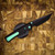 Chaves Knives Liberation 229 SW PVD Linerlock Green Ti Blue Label Aluminum Knurled Black Tanto CK-2A2-2C9A-2D1-GR