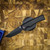 Chaves Knives Liberation Street SW PVD Linerlock Purple Ti Blue Label Aluminum Knurled Black Tanto CK-2B2-2C9A-2D1-PRP