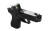 Radian Weapons Guardian, Holosun EPS Optic Guard Mount, Fits MOS Glock, Anodized Finish, Black, Includes Stealth Back Up Iron Sights G1502 G1502