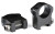 Warne Mountain Tech Rings, 1", High, Matte Finish 7202M 7202M