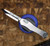 Heretic Knives Hydra Hand Ground Cracked Ice Stainless Steel Chasis Abalone Inlays CCHydra-SN023