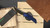 Protech Knives Mordax Nexus 17-4 Sapphire Blue Steel handles, Vegas Forge Ladder Damascus Blade, Abalone Button, Manual Folder
