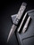 ProTech Knives Godfather Auto, TechnoCarbo Black Carbon Fiber Inlays, DLC Black 154cm Blade, Black Lip Pearl Button 905-LTD TC Black